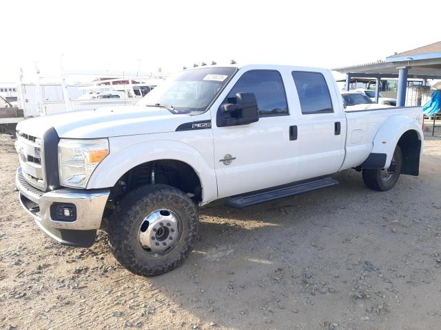 FORD F350 SUPER 2013 white  diesel 1FT8W3DT6DEB56639 photo #1