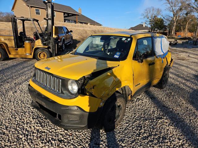 JEEP RENEGADE S 2017 yellow  gas ZACCJBAB3HPF99181 photo #3