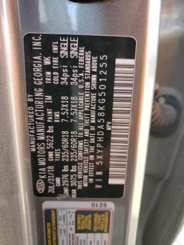 2019 KIA SORENTO EX - 5XYPHDA58KG501255
