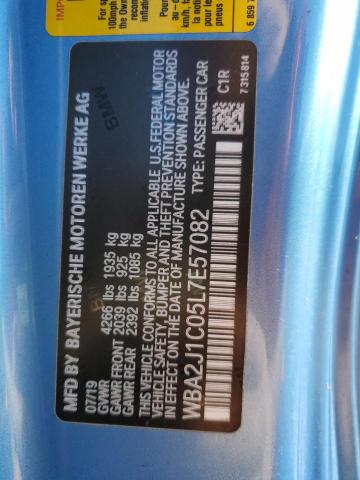 2020 BMW 230I WBA2J1C05L7E57082