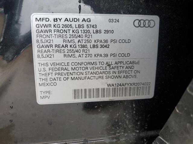 2024 AUDI SQ5 SPORTB WA124AFYXR2074022