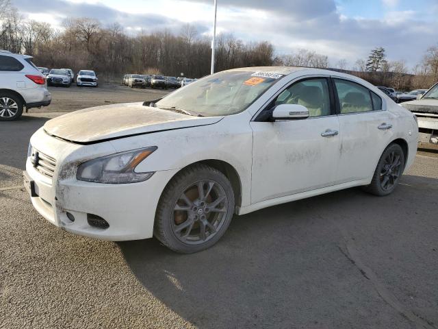 NISSAN MAXIMA S 2014 white sedan 4d gas 1N4AA5AP6EC448474 photo #1