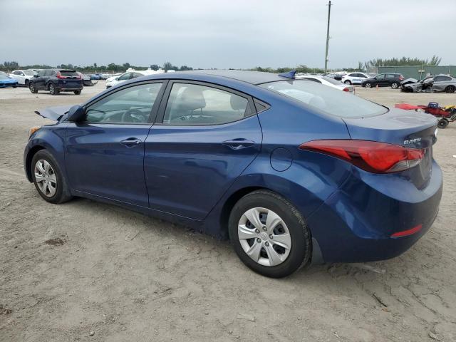 HYUNDAI ELANTRA SE 2016 blue  gas 5NPDH4AE0GH718978 photo #3