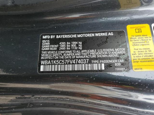 2015 BMW 228 I WBA1K5C57FV474037