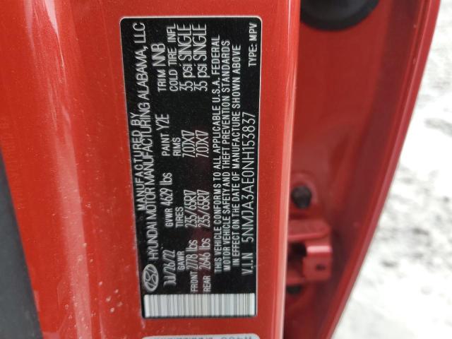 2022 HYUNDAI TUCSON SE - 5NMJA3AE0NH153837