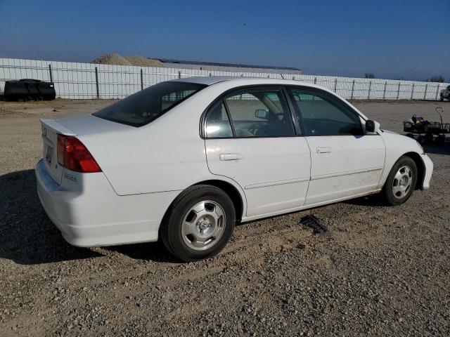 HONDA CIVIC HYBR 2004 white  hybrid engine JHMES96694S007957 photo #4