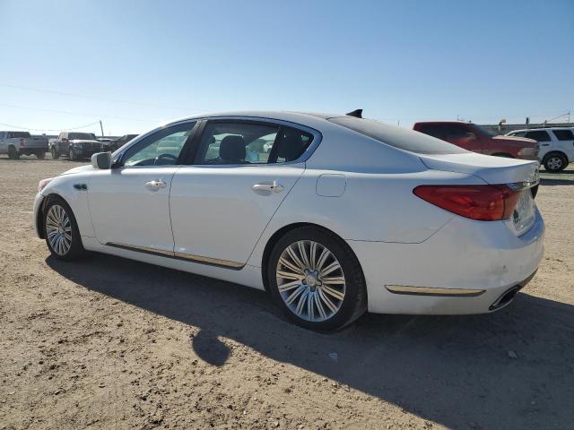 KIA K900 2015 white  gas KNALU4D4XF6026310 photo #3