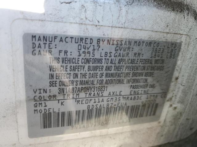 2017 NISSAN SENTRA S - 3N1AB7AP0HY316831