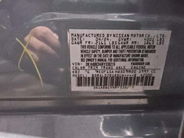 2024 NISSAN SENTRA SV 3N1AB8CV4RY338219