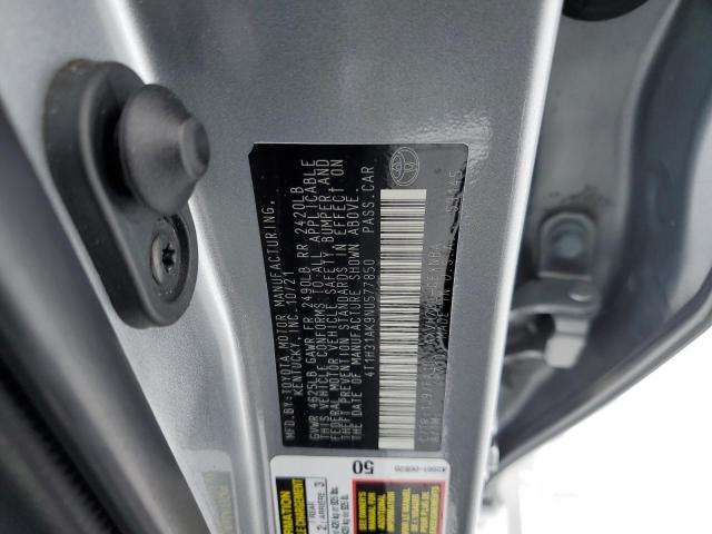 2022 TOYOTA CAMRY LE - 4T1H31AK9NU577850
