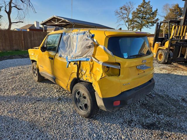 JEEP RENEGADE S 2017 yellow  gas ZACCJBAB3HPF99181 photo #4