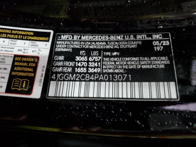 2023 MERCEDES-BENZ EQE SUV 50 4JGGM2CB4PA013071