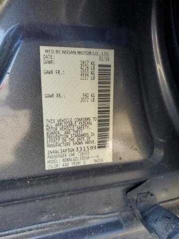 2016 NISSAN ALTIMA 2.5 - 1N4AL3AP3GN331599