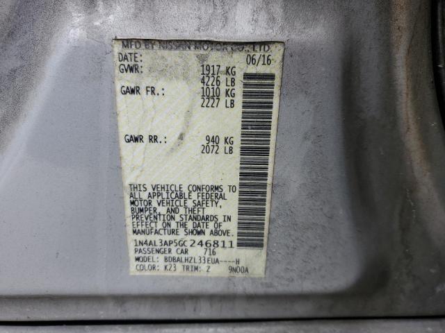 2016 NISSAN ALTIMA 2.5 - 1N4AL3AP5GC246811