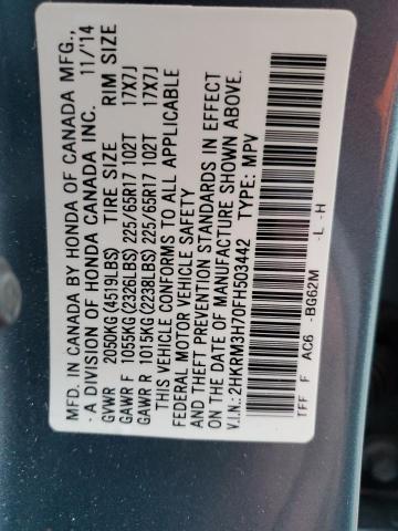 2015 HONDA CR-V EXL - 2HKRM3H70FH503442