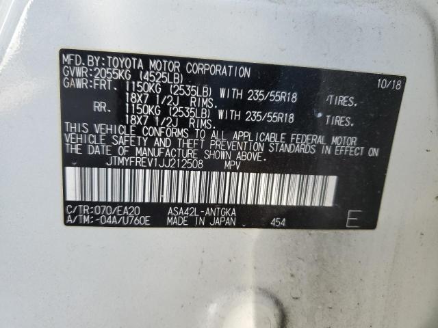 2018 TOYOTA RAV4 LIMIT - JTMYFREV1JJ212508