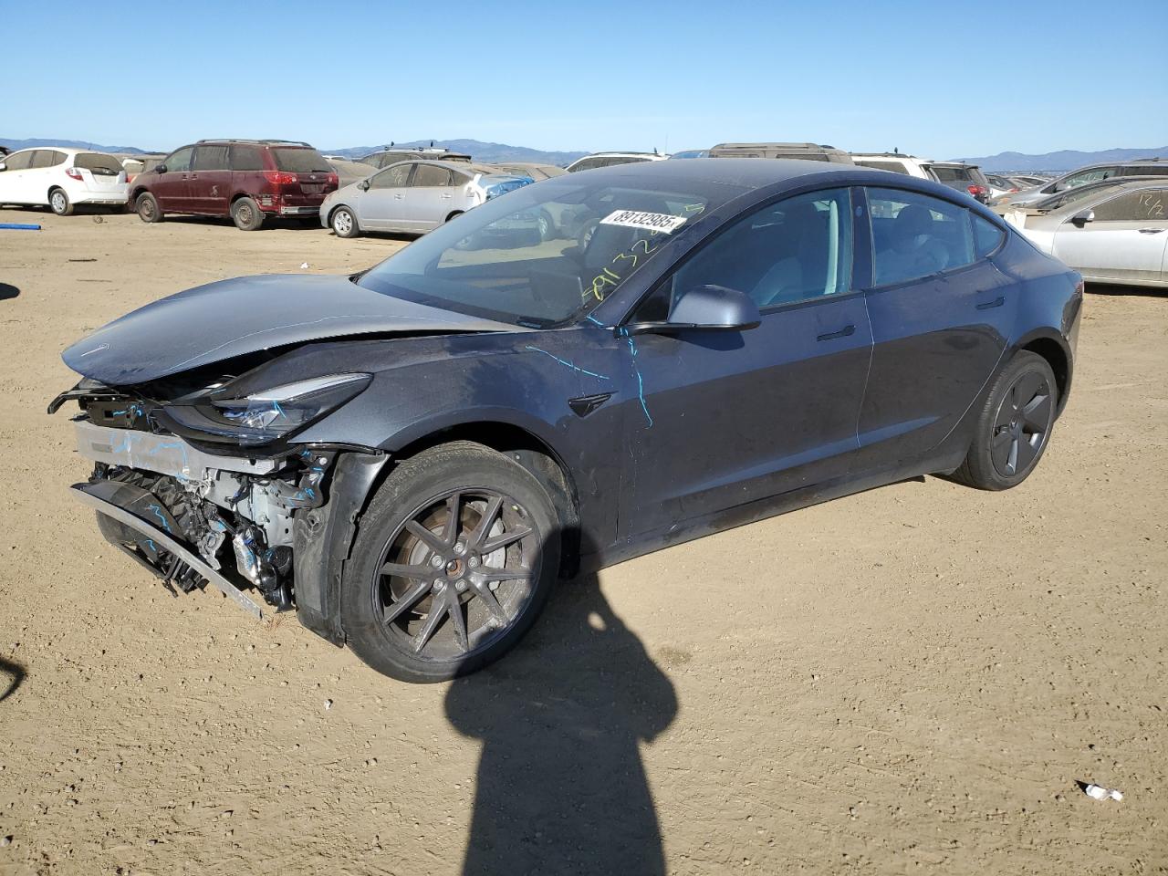5YJ3E1EB2NF363889 TESLA MODEL 3 2022