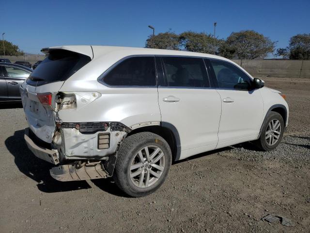 TOYOTA HIGHLANDER 2015 white  gas 5TDZARFH6FS013296 photo #4