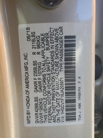 2018 HONDA ACCORD LX - 1HGCV1F16JA205971