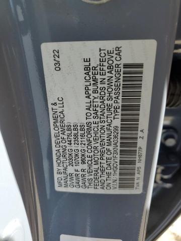 2022 HONDA ACCORD SPO - 1HGCV1F3XNA036299