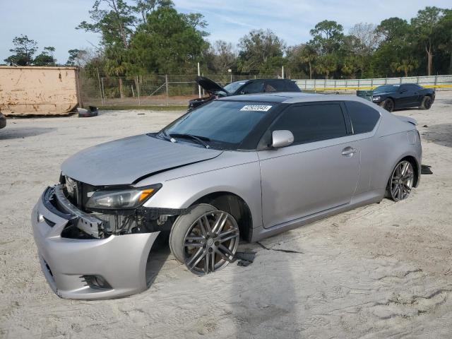 TOYOTA SCION TC 2013 silver  gas JTKJF5C78D3051638 photo #1