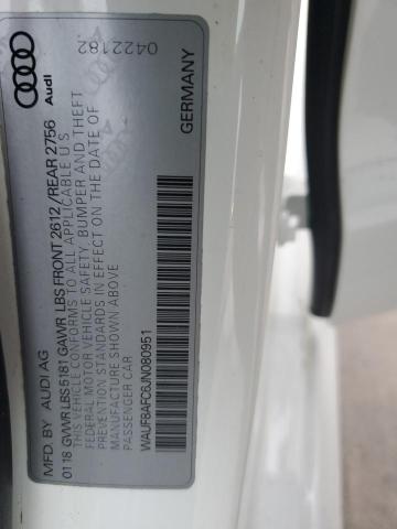 2018 AUDI A6 PREMIUM - WAUF8AFC6JN080951