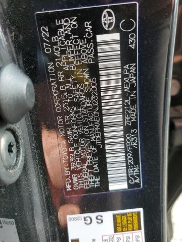 2022 TOYOTA COROLLA LE - JTDEPMAE0NJ232005