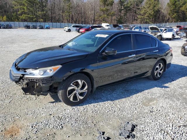 HONDA ACCORD LX 2016 black  gas 1HGCR2F35GA226055 photo #1