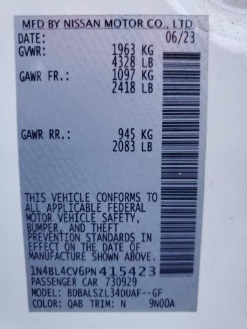 2023 NISSAN ALTIMA SR - 1N4BL4CV6PN415423