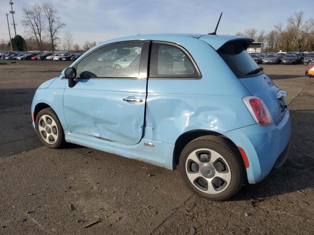 FIAT 500 ELECTR 2015 blue  electric 3C3CFFGE4FT603419 photo #3