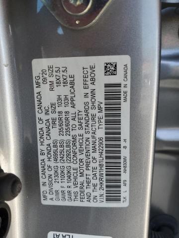 2020 HONDA CR-V EXL - 2HKRW1H81LH422906