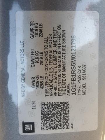 2021 CHEVROLET CAMARO LS 1G1FB1RS5M0121796