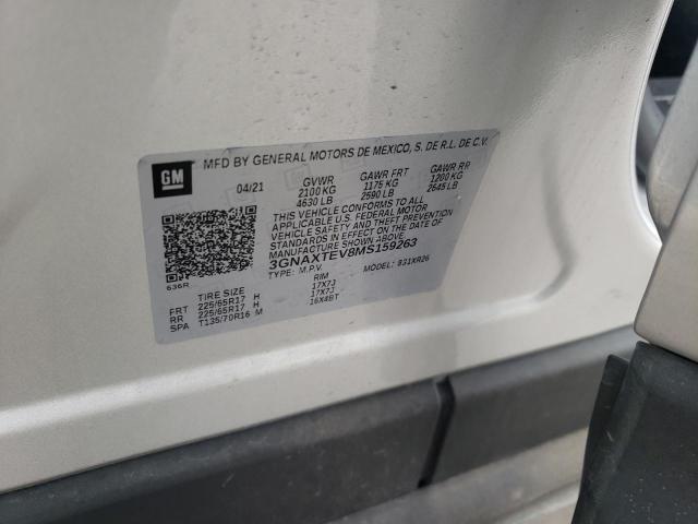 2021 CHEVROLET EQUINOX LT - 3GNAXTEV8MS159263