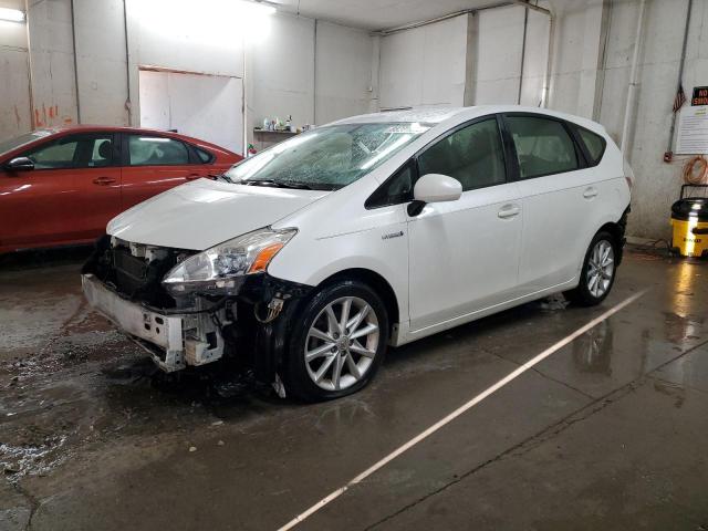 TOYOTA PRIUS V 2012 white  hybrid engine JTDZN3EU9C3144798 photo #1