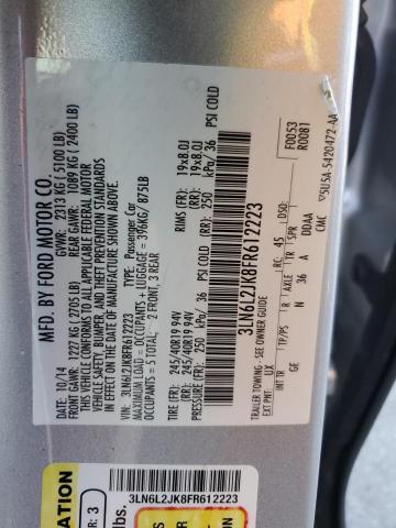 2015 LINCOLN MKZ - 3LN6L2JK8FR612223
