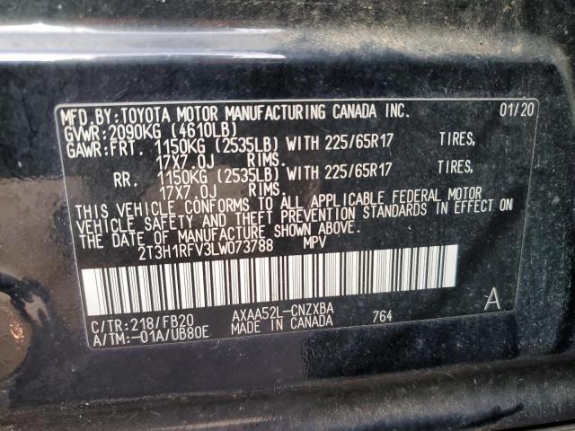2020 TOYOTA RAV4 LE - 2T3H1RFV3LW073788