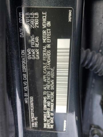 2012 VOLVO S60 T5 - YV1622FS1C2087600