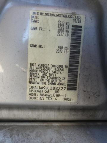 2018 NISSAN ALTIMA 2.5 1N4AL3AP2JC188227