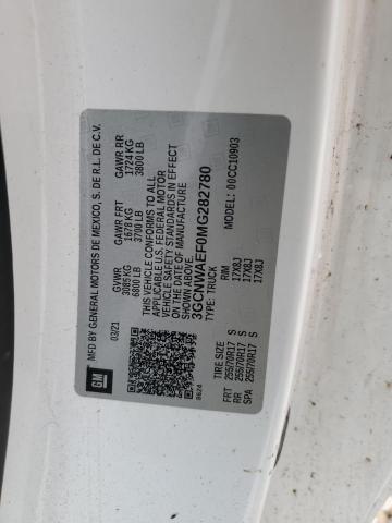2021 CHEVROLET SILVERADO 3GCNWAEF0MG282780