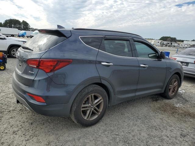 HYUNDAI SANTE FE 2017 blue  gas 5XYZU3LB0HG382126 photo #4