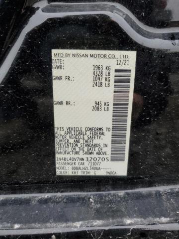 2022 NISSAN ALTIMA SV - 1N4BL4DV7NN320705