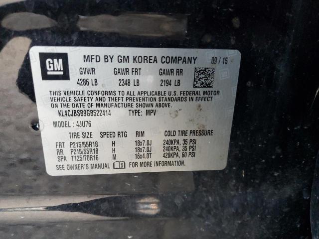 2016 BUICK ENCORE CON - KL4CJBSB9GB522414
