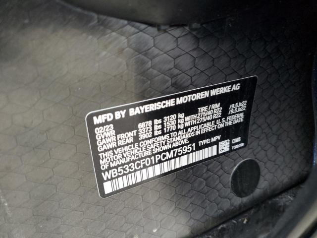 2023 BMW IX M60 WB533CF01PCM75951