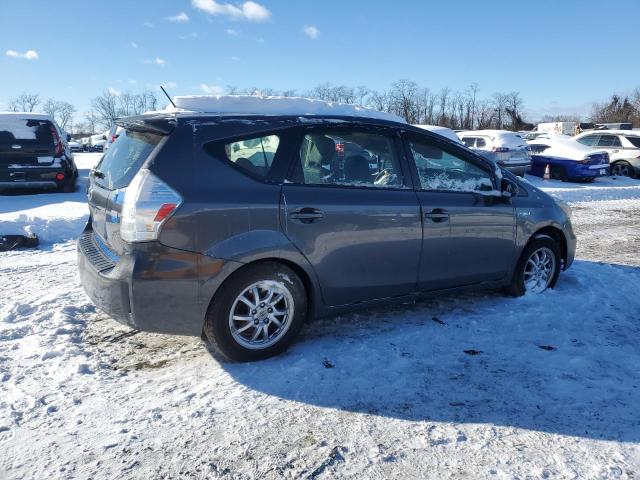 TOYOTA PRIUS V 2014 charcoal  hybrid engine JTDZN3EU7E3328981 photo #4