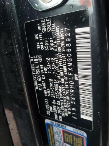 2021 KIA SORENTO EX - 5XYRHDLFXMG068927
