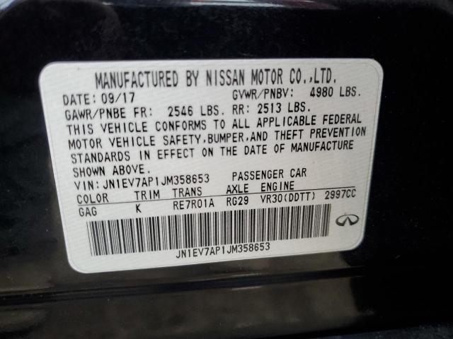 2018 INFINITI Q50 LUXE - JN1EV7AP1JM358653