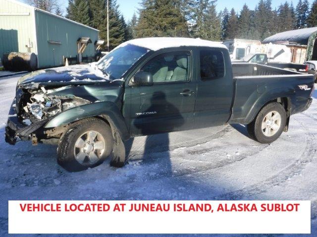 TOYOTA TACOMA ACC 2009 green  gas 5TEUU42NX9Z633771 photo #1