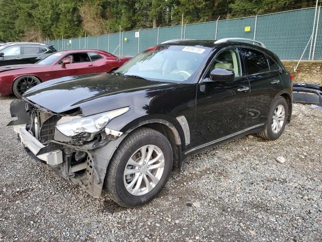 INFINITI FX37 2013 black  gas JN8CS1MW5DM173527 photo #1