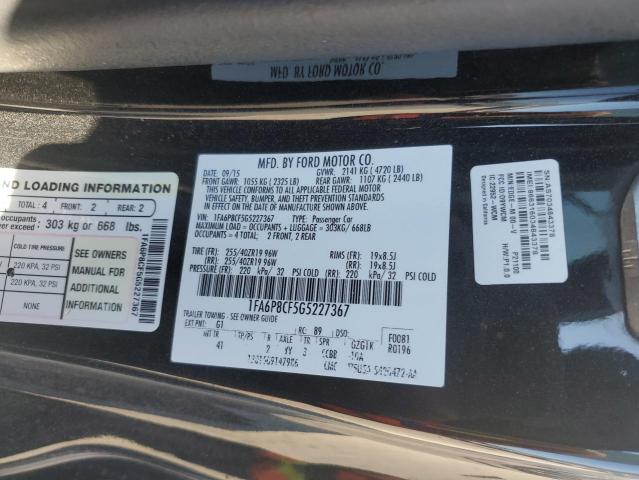 2016 FORD MUSTANG GT - 1FA6P8CF5G5227367