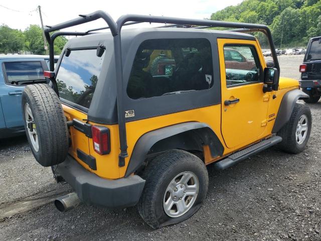 JEEP WRANGLER S 2012 yellow  flexible fuel 1C4AJWAG6CL247929 photo #4